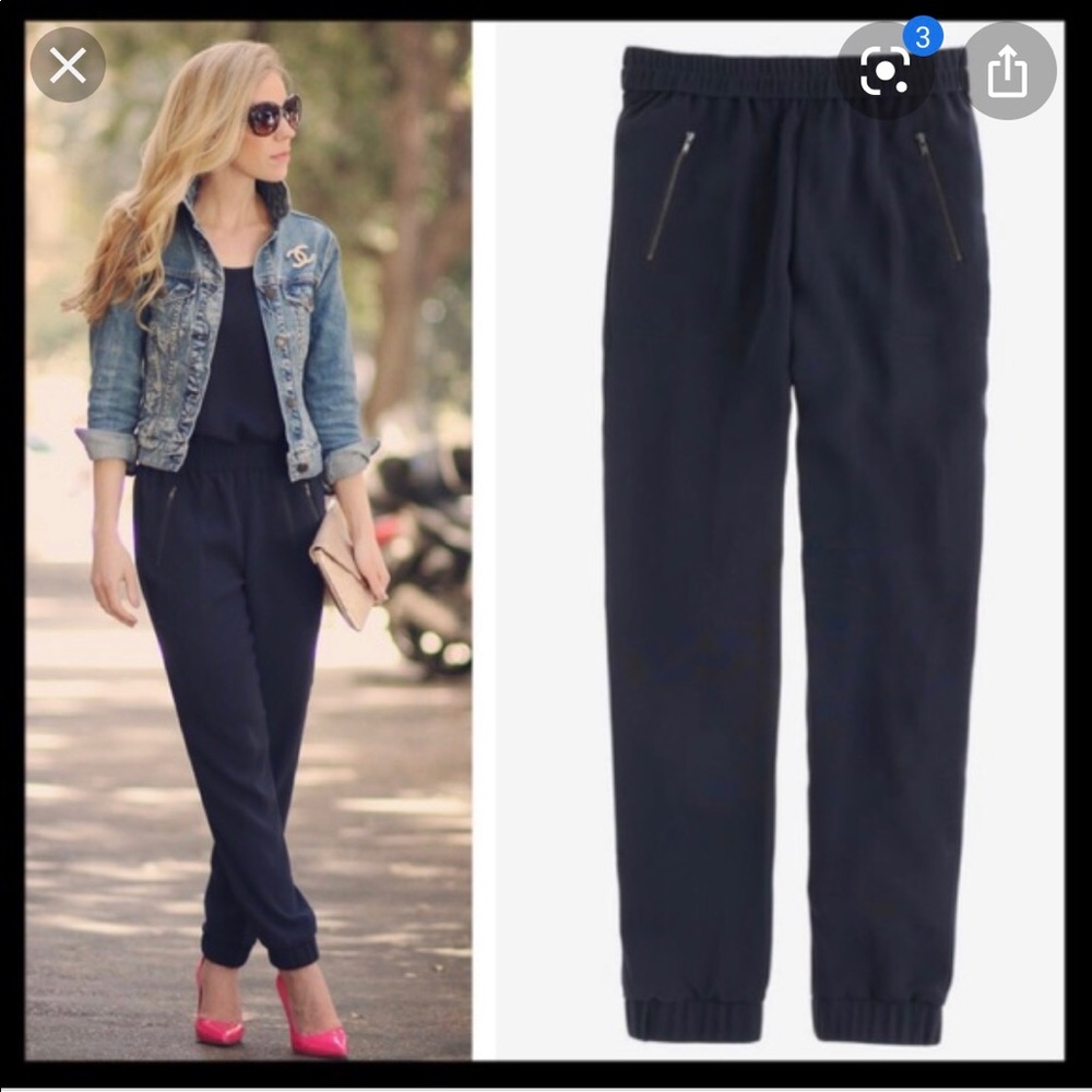J. Crew Turner Zip Jogger Pants